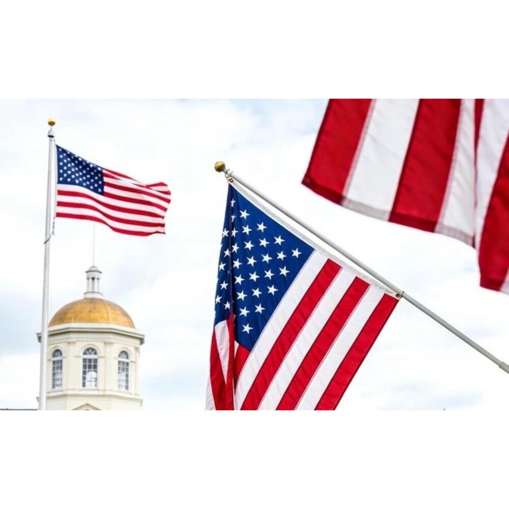 Flagstars American Flag Durable Nylon 35in x 60in Outdoor Heavy Duty